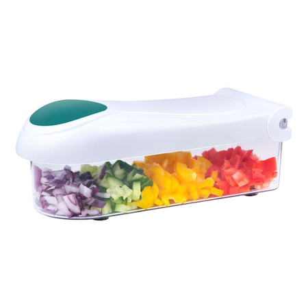 Alpina – Mandoline / Multifunktions-Gemüseschneider mit 6 Klingen, 27,5 x 11 x 10,8 cm