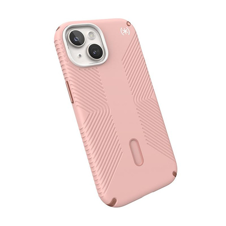 Speck Presidio2 Grip ClickLock & MagSafe - pouzdro pro iPhone 16e / iPhone 15 / iPhone 14 / iPhone 13 (Dahlia Pink / Rose Copper)