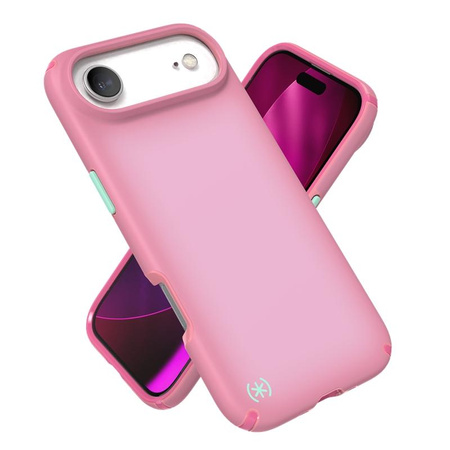 Speck Presidio Lux MagSafe - iPhone Air Case (Ibis Pink / Dark Ibis / Canon Green)