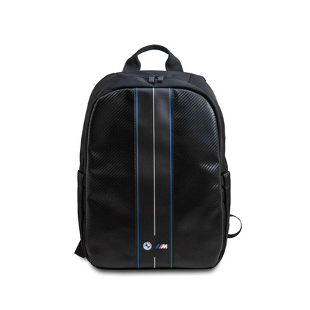 BMW Carbon Blue Stripes - 16" Notebook Backpack (black)