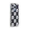 DKNY IML Checkered Mono Pattern - Case for iPhone 15 Pro Max (Black)