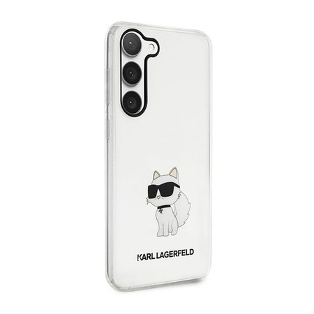 Karl Lagerfeld IML NFT Choupette - pouzdro pro Samsung Galaxy S23 (čiré)