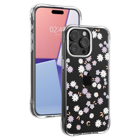 Spigen Cyrill Cecile - Coque pour iPhone 15 Pro (Dream Daisy)