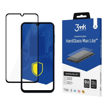 3mk HardGlass Max Lite - Tvrzené sklo pro Samsung Galaxy A15 5G (černé)