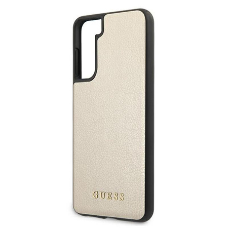 Guess Iridescent - Etui Samsung Galaxy S21+ (złoty)