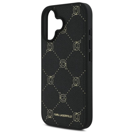 Karl Lagerfeld MagSafe Karl Head - Étui pour iPhone 16 (noir)