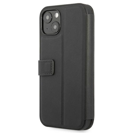 BMW Booktype M Carbon Stripe - Etui iPhone 13 mini (czarny)