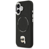ETUI DO IPHONE 17 do MAGSAFE KARL LAGERFELD ORYGINALNE CZARNE SKÓRZANE CASE