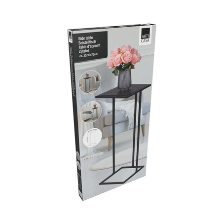 Arti Casa - Table d'appoint, helper 75 cm (noir)