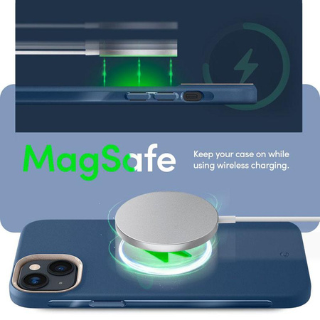 Spigen Cyrill Ultra Color MagSafe - tok iPhone 15 Plus / iPhone 14 Plus készülékhez (Coast)