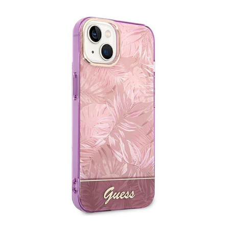 Guess Jungle Case - iPhone 14 Plus Case (Pink)
