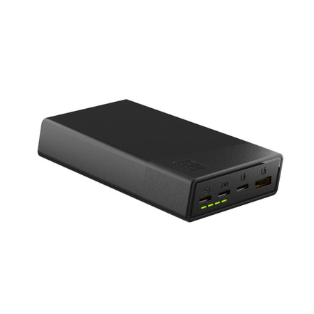 Green Cell PowerPlay20s - Power Bank 20000 mAh s USB-A QuickCharge 3.0 a 2x USB-C Power Delivery 22,5W (černá)