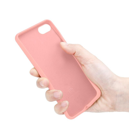 Crong Color Cover - tok iPhone SE (2022/2020) / 8 / 7 (homokrózsaszín)