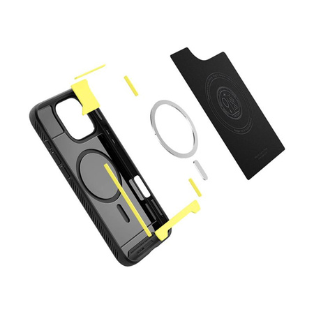 Spigen Rugged Armor MagSafe - tok iPhone 16 Pro Max készülékhez (matt fekete)