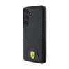 Ferrari Carbon Stitched Bottom - Samsung Galaxy S24+ tok (fekete)