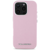 Karl Lagerfeld Saffiano Full Wrapped Elongated Metal Logo MagSafe - Hülle für iPhone 16 Pro Max (rosa)