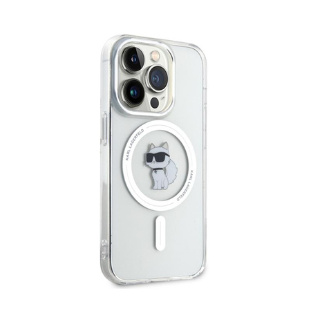 Karl Lagerfeld IML Choupette MagSafe - iPhone 15 Pro Case (Transparent)