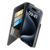 Cellularline Book Agenda - Case for iPhone 15 Pro Max with MICROBAN coating (black)