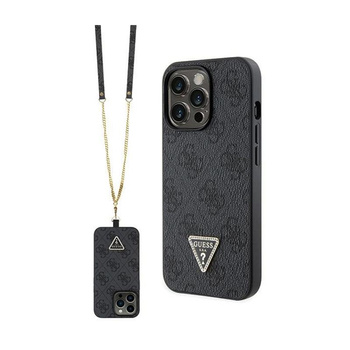 Guess Crossbody 4G fém logó - iPhone 13 Pro tok (fekete)