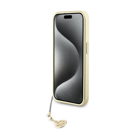 Guess 4G Charms Collection - iPhone 15 Pro tok (szürke)