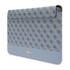 Guess 4G Stripe Metall Logo Computerhülle - 14" Notebooktasche (blau)