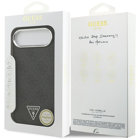 Guess 4G Triangle Logo MagSafe - Hülle iPhone Air (schwarz)