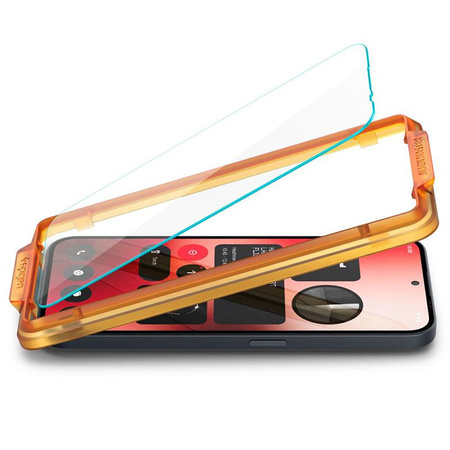 Spigen Alm Glas.TR 2-Pack - Tvrzené sklo pro telefon Nothing Phone 2a / 2a Plus (2 ks.) (Transparentní)