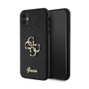 Guess Glitter Script Big 4G - iPhone 11 Tasche (schwarz)