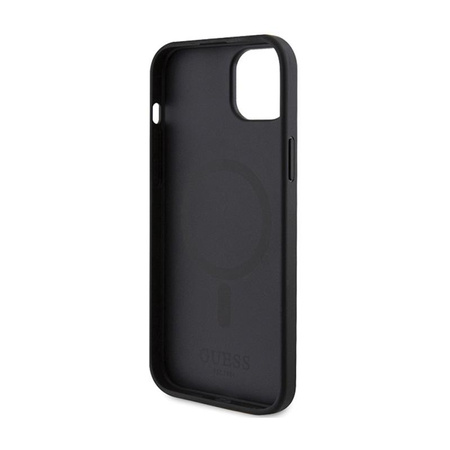Guess Saffiano MagSafe - iPhone 15 Case (black)