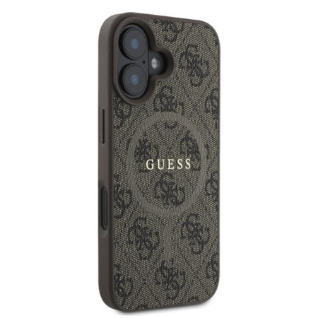 Guess 4G Ring Classic Logo MagSafe - iPhone 16 tok (barna)