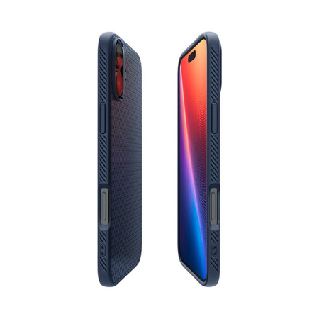 Spigen Liquid Air - Case for iPhone 16 (Navy Blue)