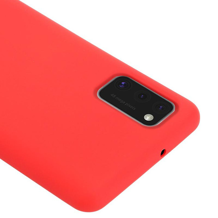 Crong Color Cover - Samsung Galaxy A41 tok (piros)