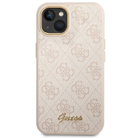 Guess 4G Metal Camera Outline Case - Coque pour iPhone 14 (rose)