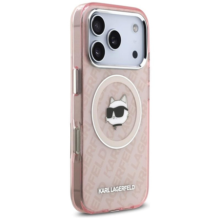 ETUI DO IPHONE 17 PRO do MAGSAFE KARL LAGERFELD ORYGINALNE RÓŻOWE MODNE
