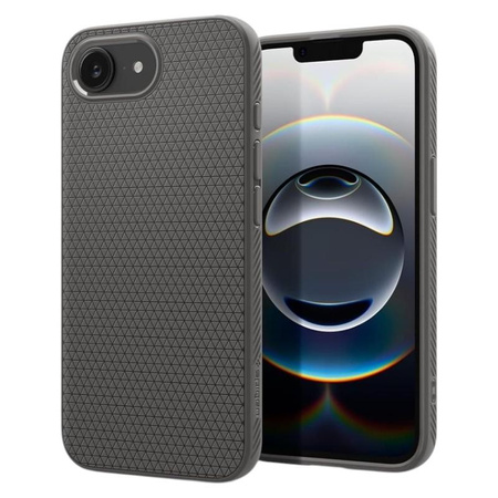 Spigen Liquid Air - tok iPhone 16e készülékhez (márványszürke)
