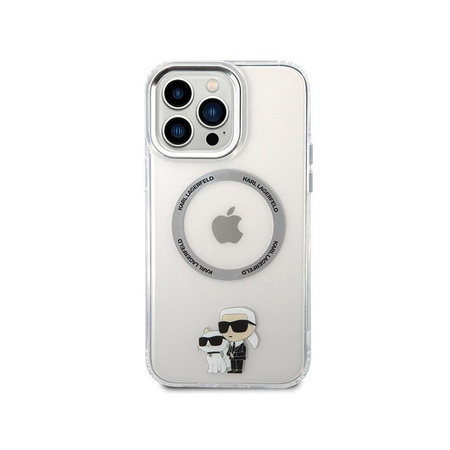 Karl Lagerfeld IML NFT Karl & Choupette MagSafe - iPhone 13 Pro Max Case (Transparent)