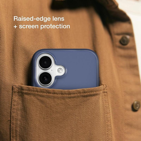 Incase Slim Case MagSafe - Étui pour iPhone 16 (Deep Space Blue)