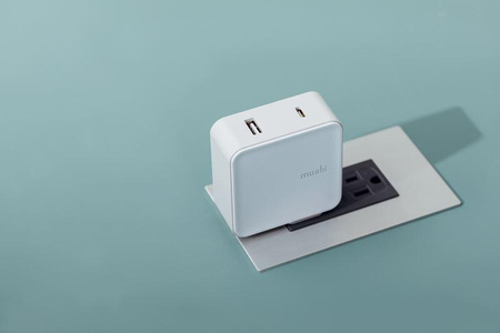 Moshi ProGeo USB-C PD Wall Charger - Ładowarka sieciowa USB-C Power Delivery + USB, 42W (EU)