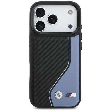 Etui do iPhone 17 Pro do MagSafe BMW M Oryginalny Skórzany Czarny Case