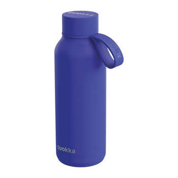 Quokka Solid With Strap - 510 ml-es rozsdamentes acél termálpalack pánttal (Dusk Blue)