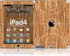 Nexgen Skins - Set d'étuis à effet 3D pour iPad 2/3/4 (Hardwood Classic 3D)