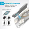 Speck Presidio Lux ClickLock & MagSafe - pouzdro pro iPhone 16 Plus (Sunshine Daisies / Clear / Gold)