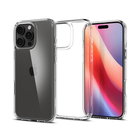 Spigen Ultra Hybrid - Coque pour iPhone 16 Pro Max (Transparent)