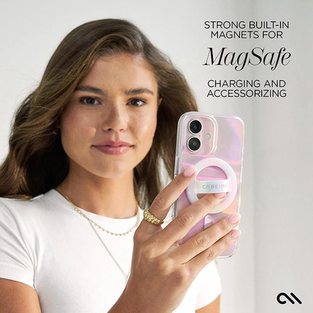 Case-Mate Soap Bubble MagSafe - Pouzdro pro iPhone 16 (Iridescent)