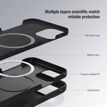Nillkin CamShield Silky Magnetic - Etui Apple iPhone 12 / 12 Pro z osłoną aparatu (Matcha Green)