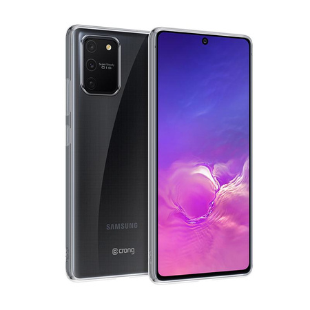 Crong Crystal Slim Cover - Etui Samsung Galaxy S10 Lite (przezroczysty)