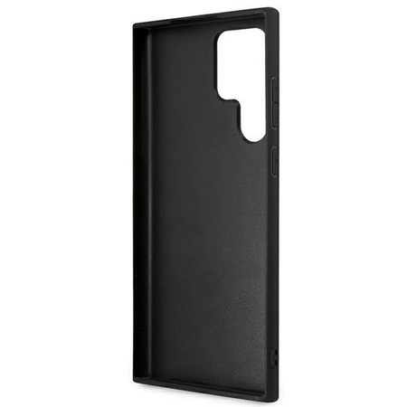 Karl Lagerfeld Saffiano Ikonik Karl`s Head - Samsung Galaxy S22 Ultra Case (black)