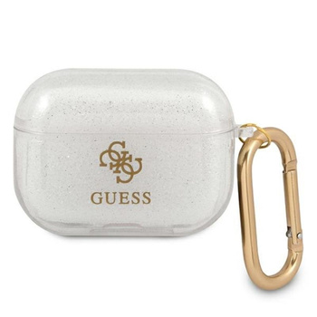 Guess Coloured Glitter - Étui Airpods Pro (transparent)