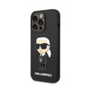 Karl Lagerfeld Silicone NFT Ikonik - iPhone 14 Pro Max Case (black)