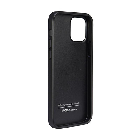 Audi Synthetic Leather - Etui iPhone 12 / iPhone 12 Pro (Czarny)